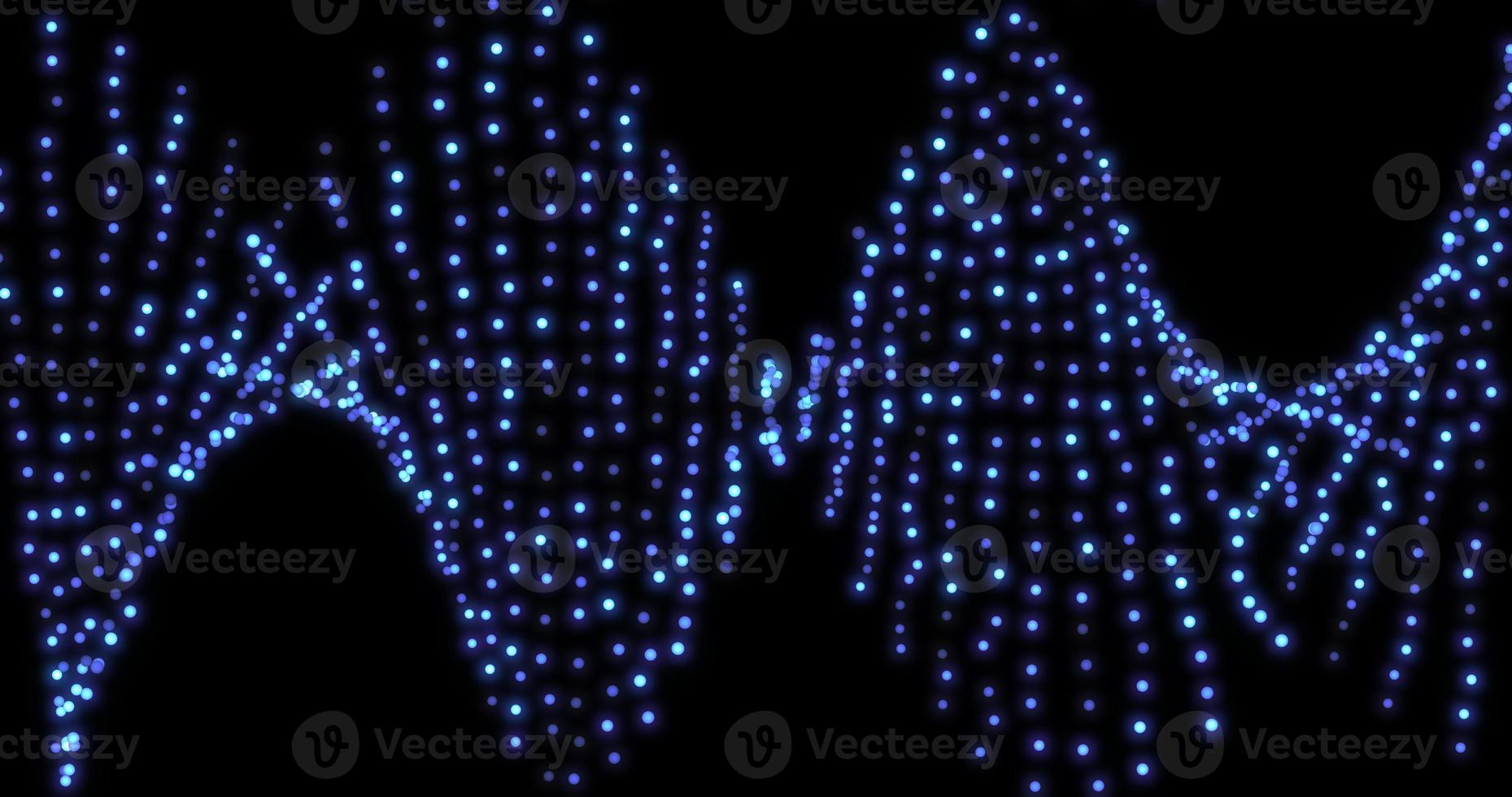 Blue and white moving spirals of molecules and dna medical and scientific swirling and glowing with energy. Screensaver in digital style. Abstract background photo