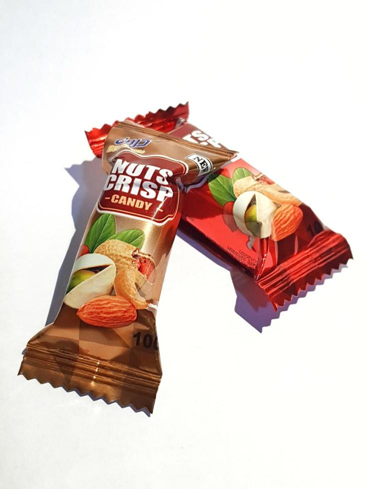 Jakarta, Indonesia in October 2022. This is an isolated photo of nuts crisp candy