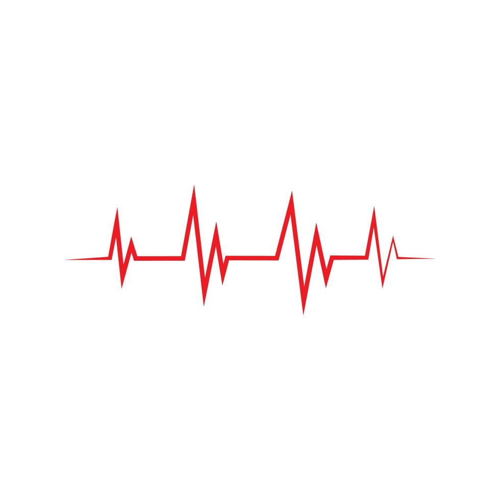 Heartbeat Cardiogram Icon Vector illustration