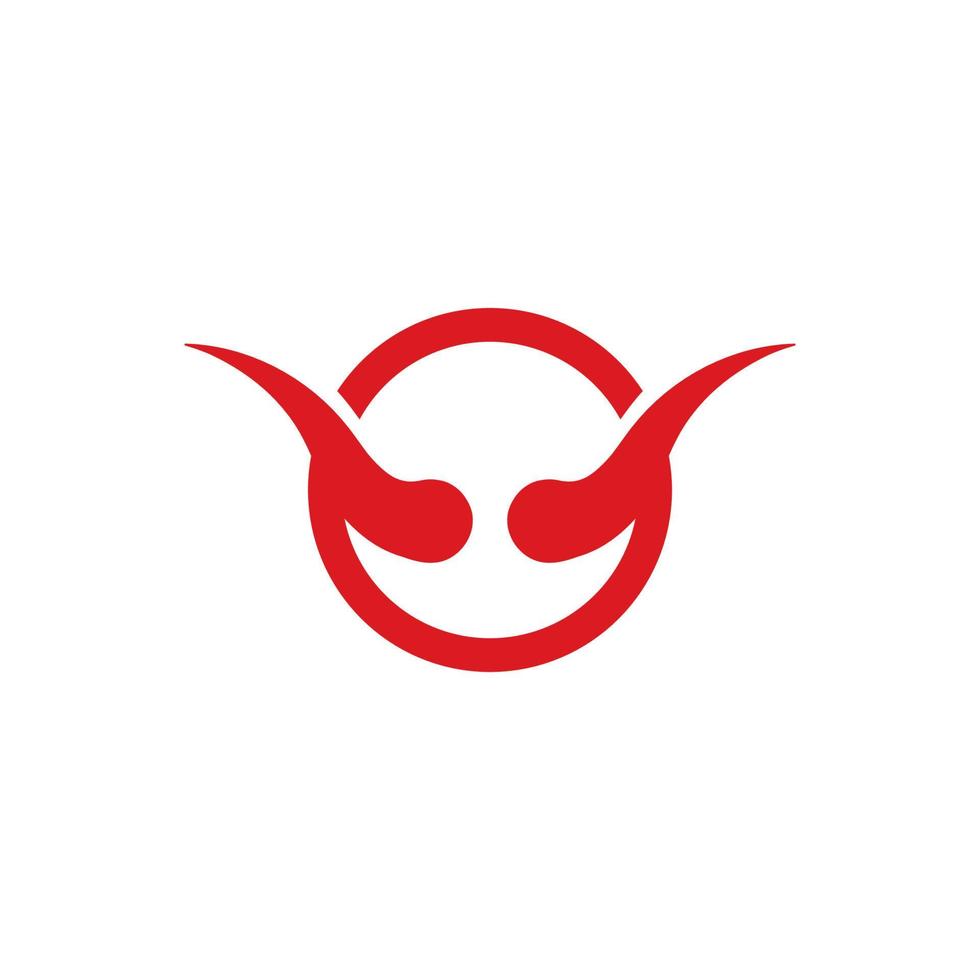 Devil horn logo vector