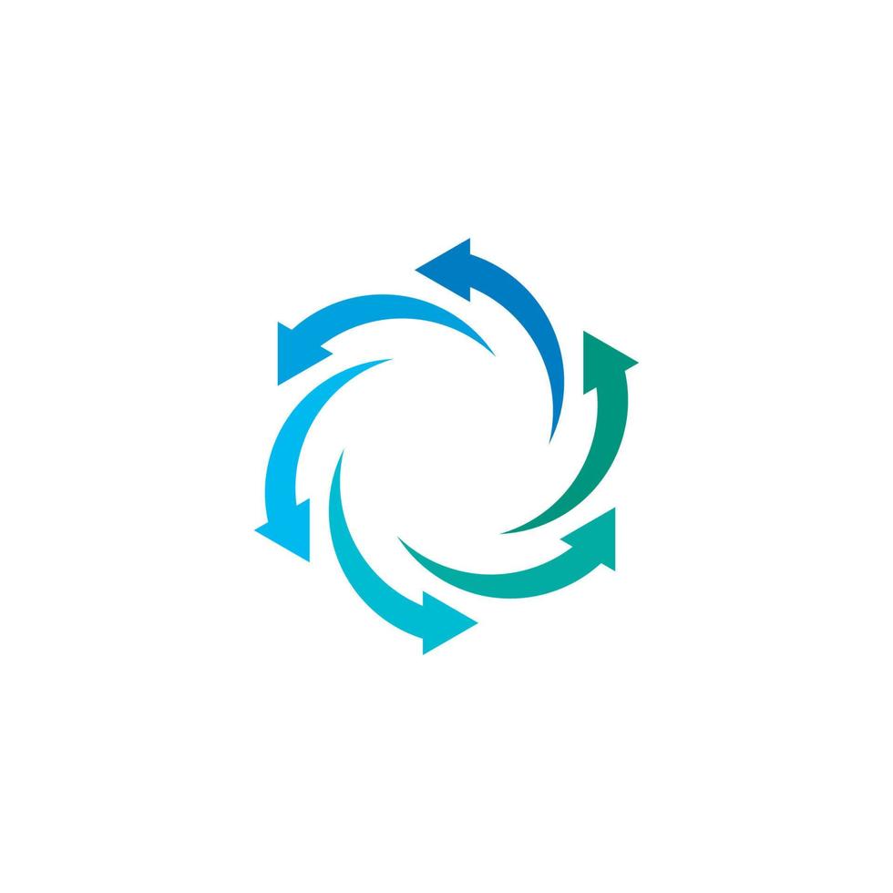 abstract circle logo vector template icon illustration