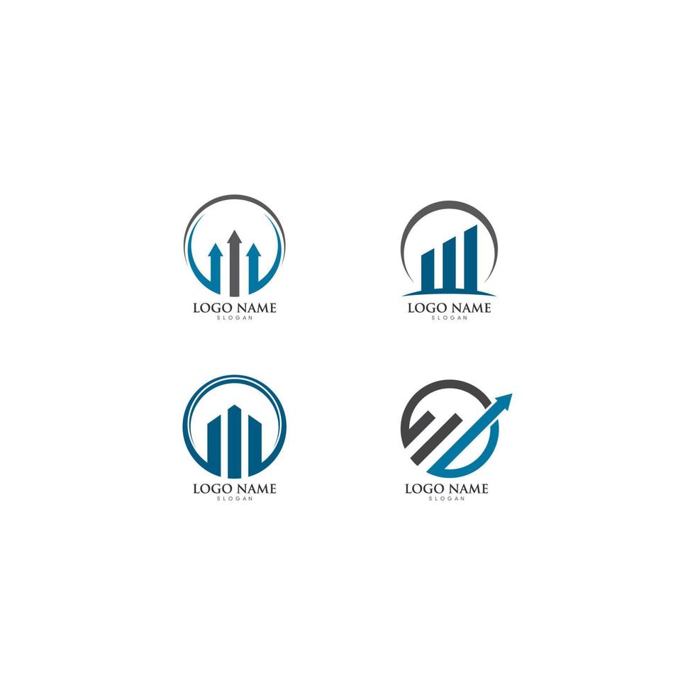 vector de plantilla de logotipo profesional de finanzas comerciales