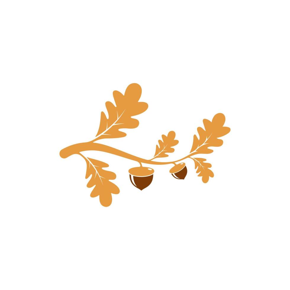 Oak.branch vector illustration