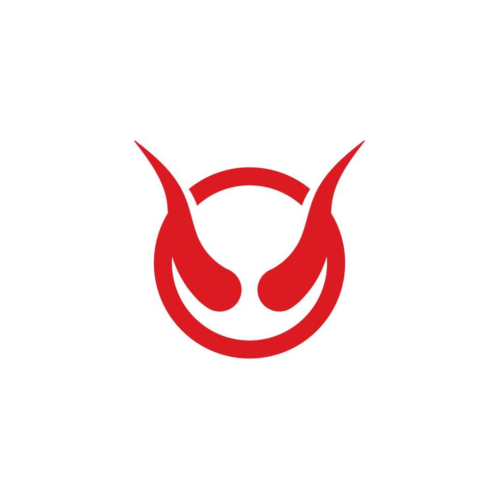 Devil horn logo vector