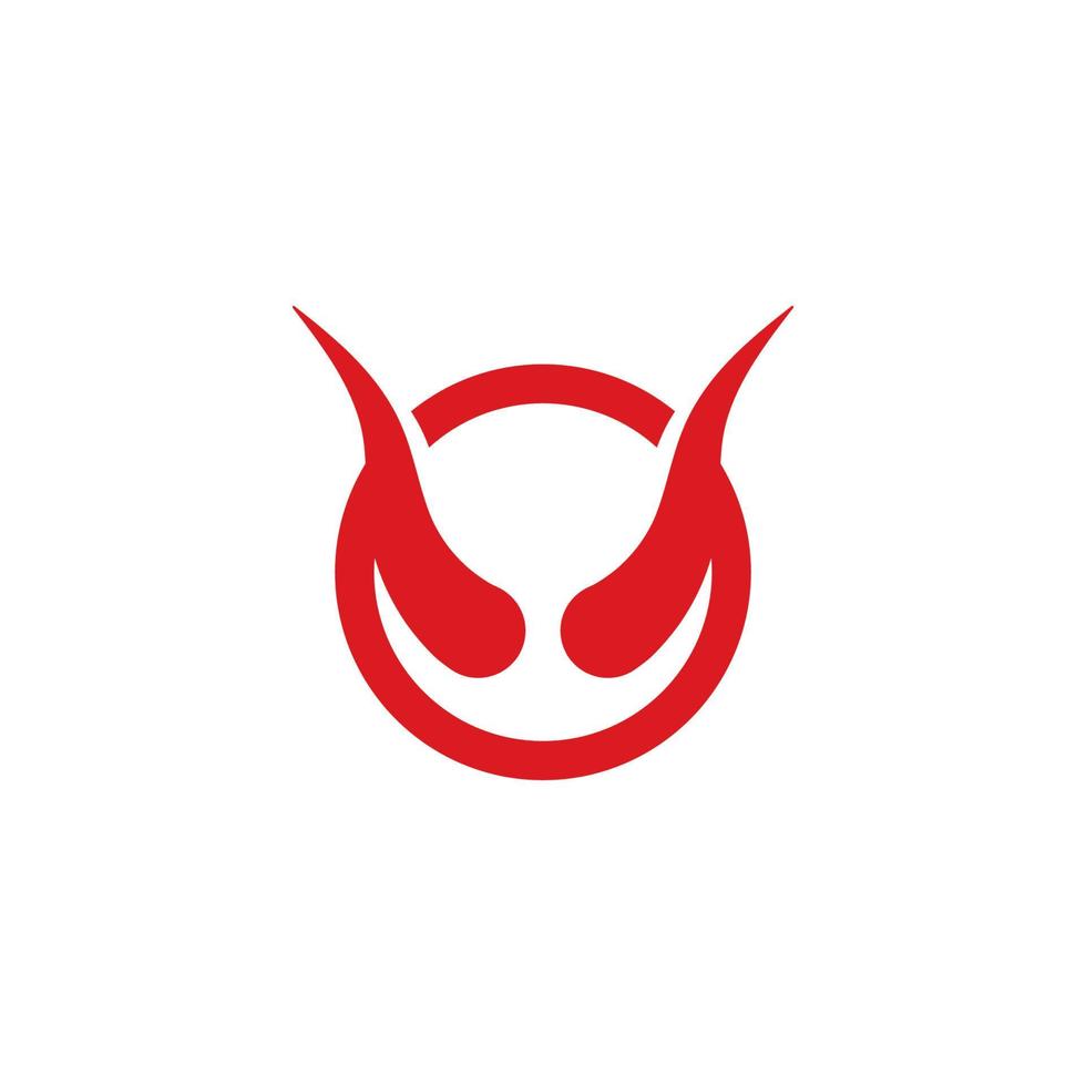 Devil horn logo vector