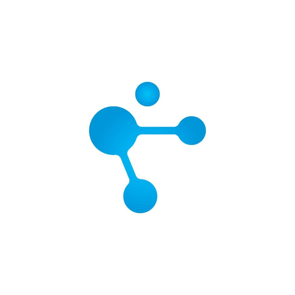 molecule logo vector icon illustration