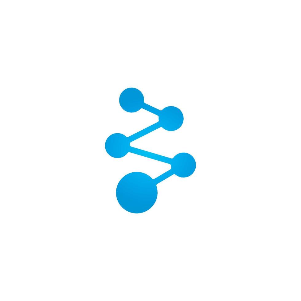 molecule logo vector icon illustration