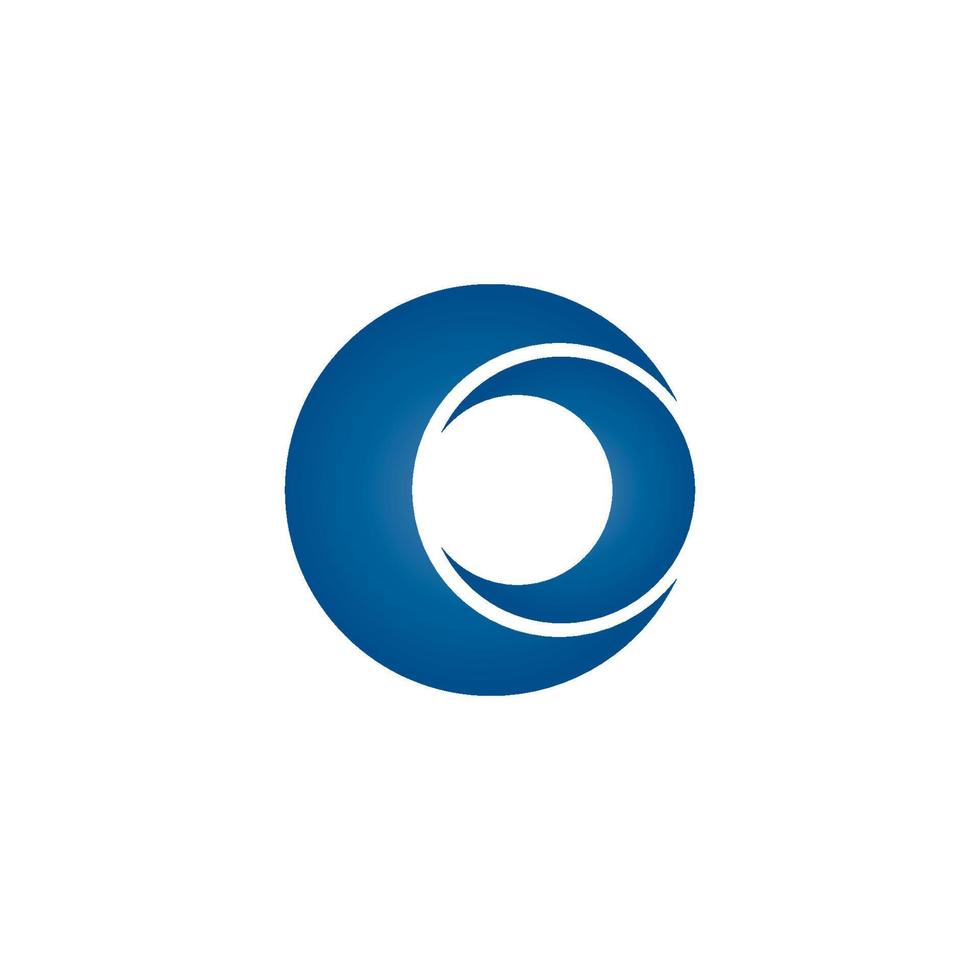 Ilustración de icono de plantilla de vector de logotipo de círculo abstracto
