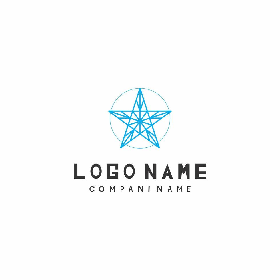 vector de logotipo de estrella gratis con archivo eps