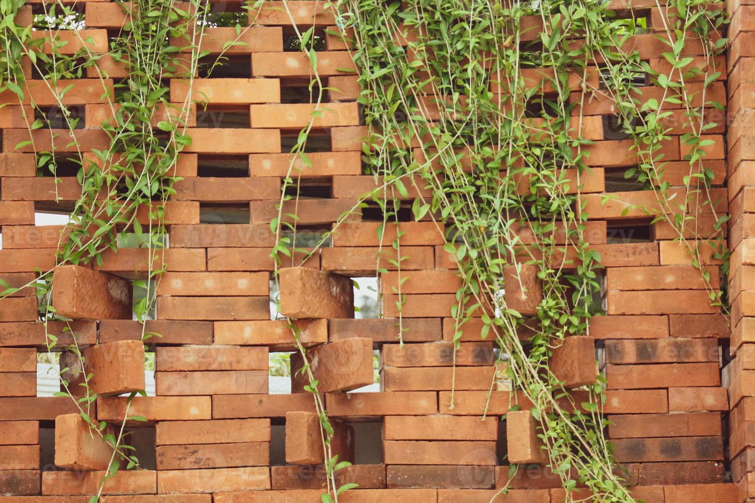 The arrangement of the bricks arranged in such a way forms a very beautiful building photo
