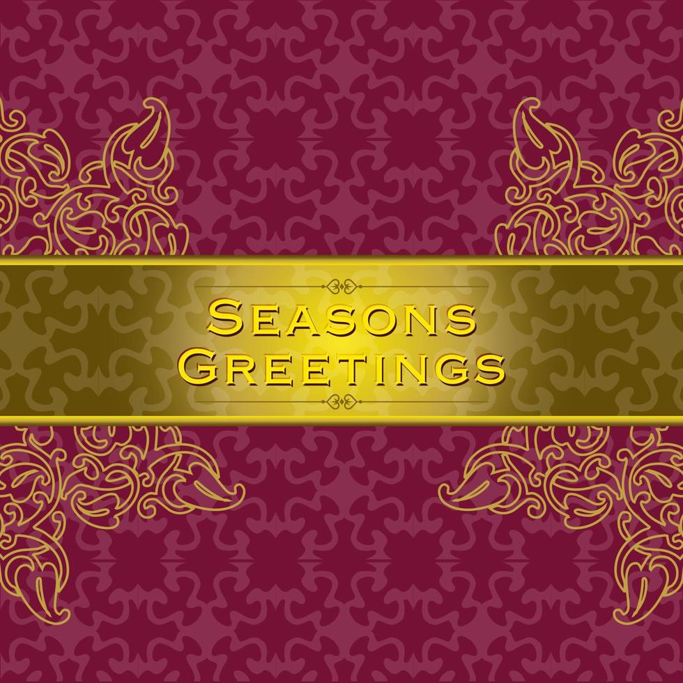 Abstract Seasons Greetings background for Christmas and happy new year theme background vector