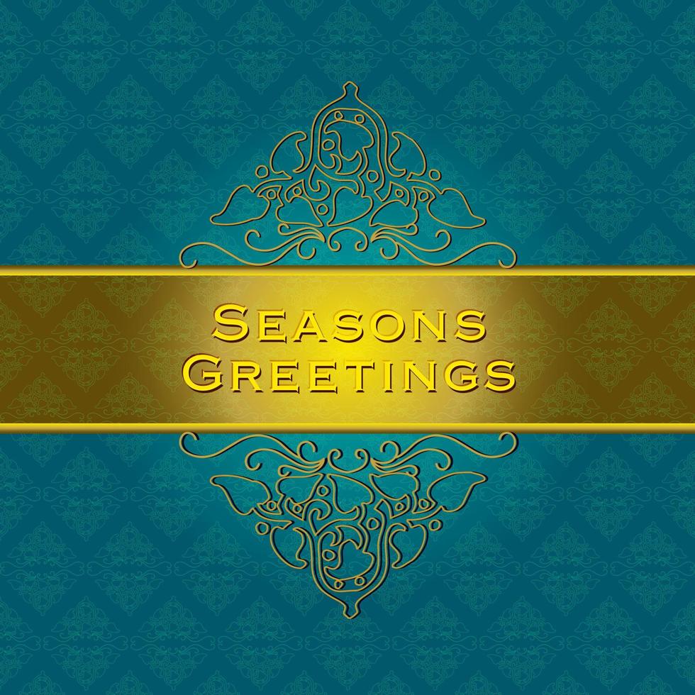 Abstract Seasons Greetings background for Christmas and happy new year theme background vector