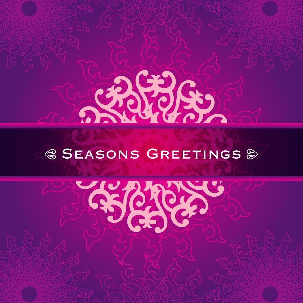 Abstract Seasons Greetings background for Christmas and happy new year theme background vector