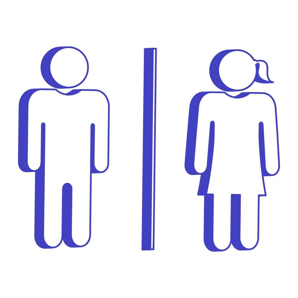 toilet vector element design