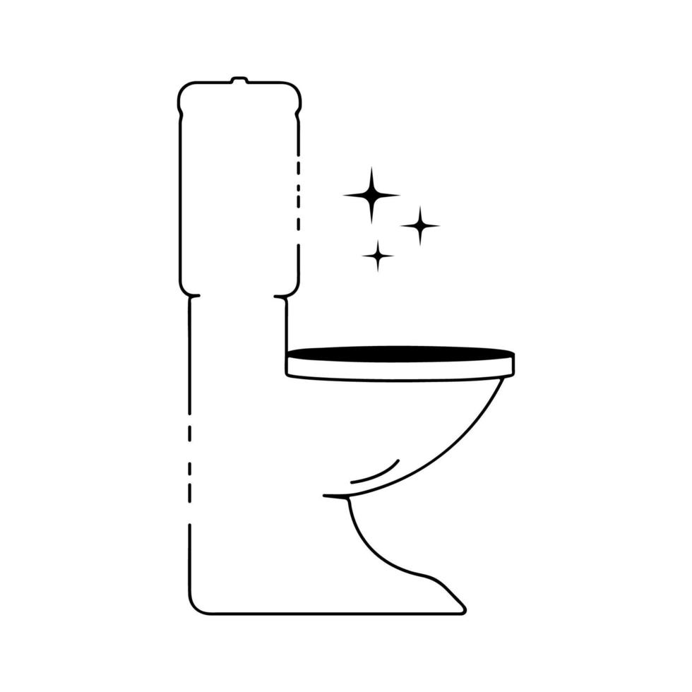 toilet vector element design