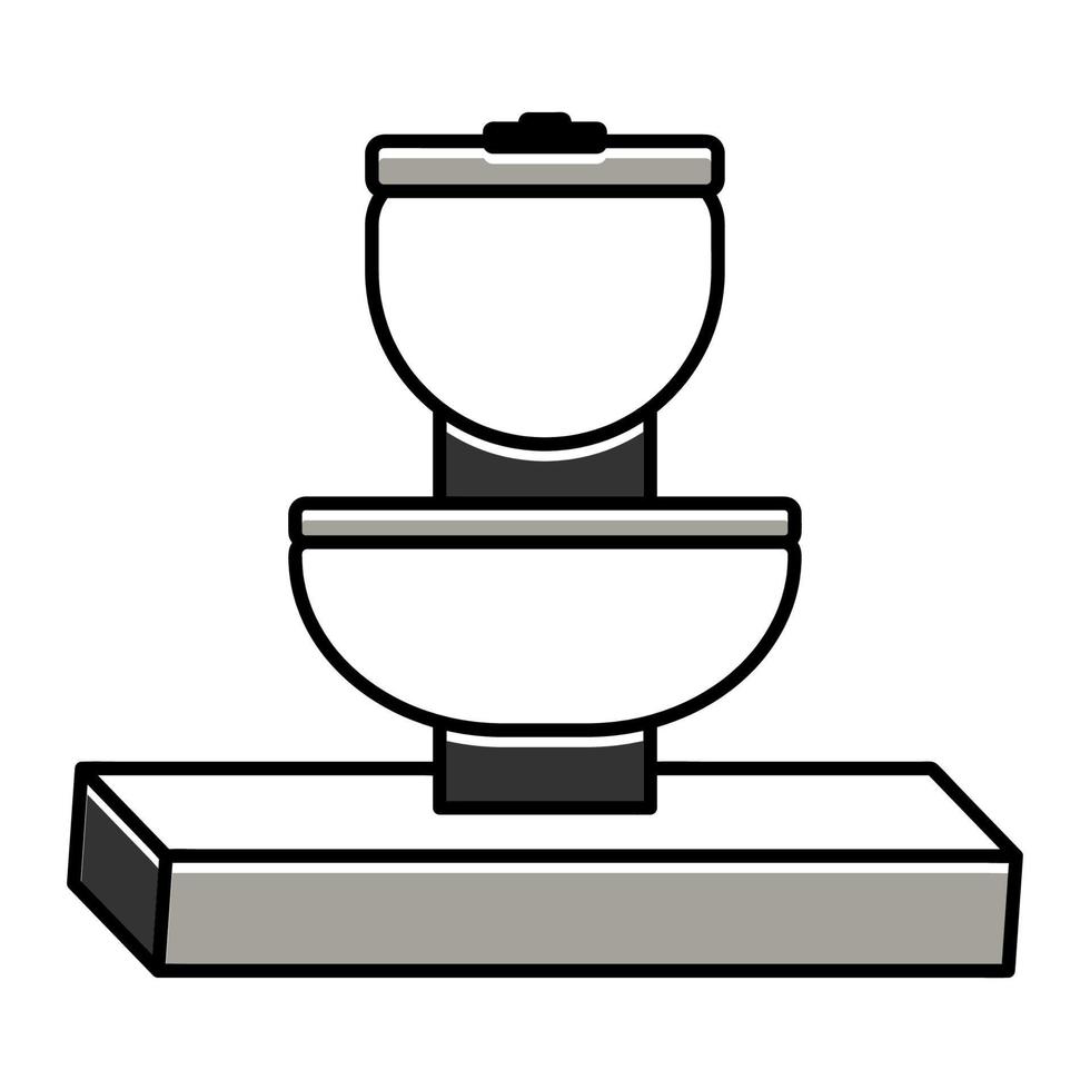 toilet vector element design