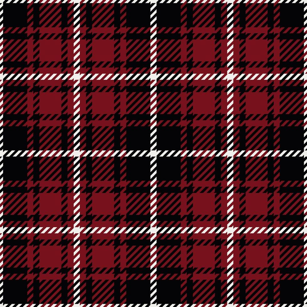 Retro red, black and white tartan plaid Scottish seamless pattern.Texture from plaid, tablecloths, clothes, shirts, dresses, paper, bedding, blankets and other textile products vector