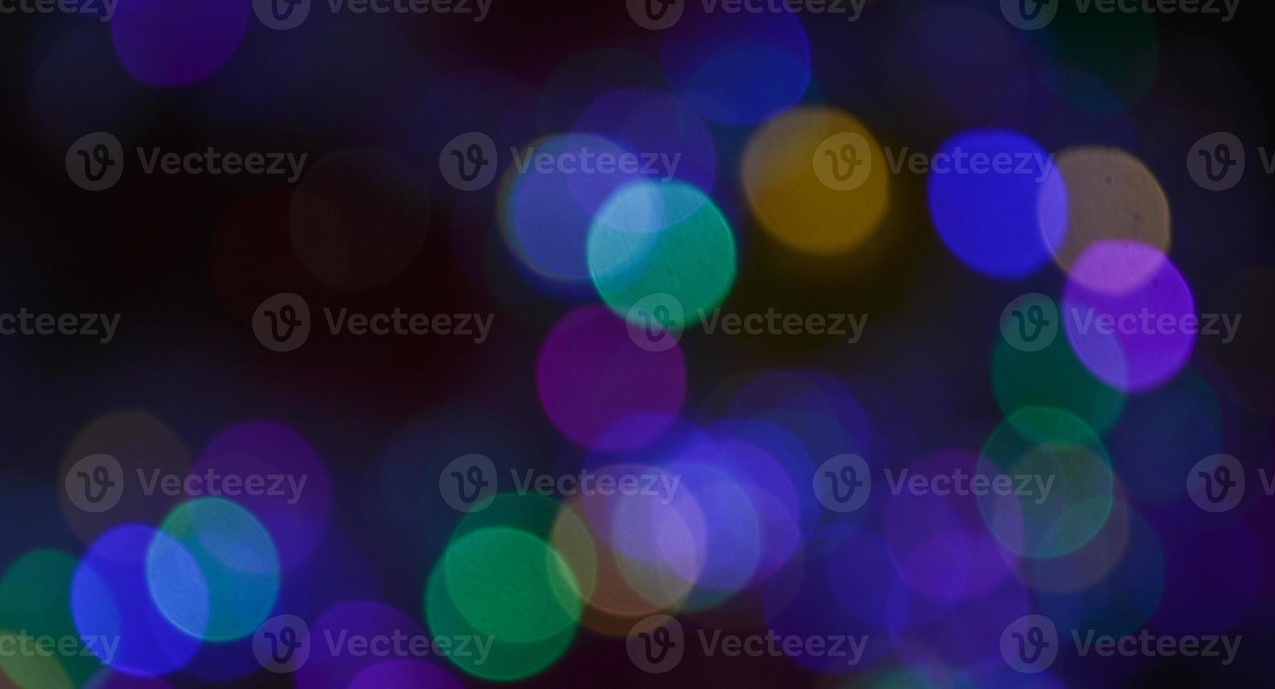 blurred abstract background  colorful circular bokeh photo