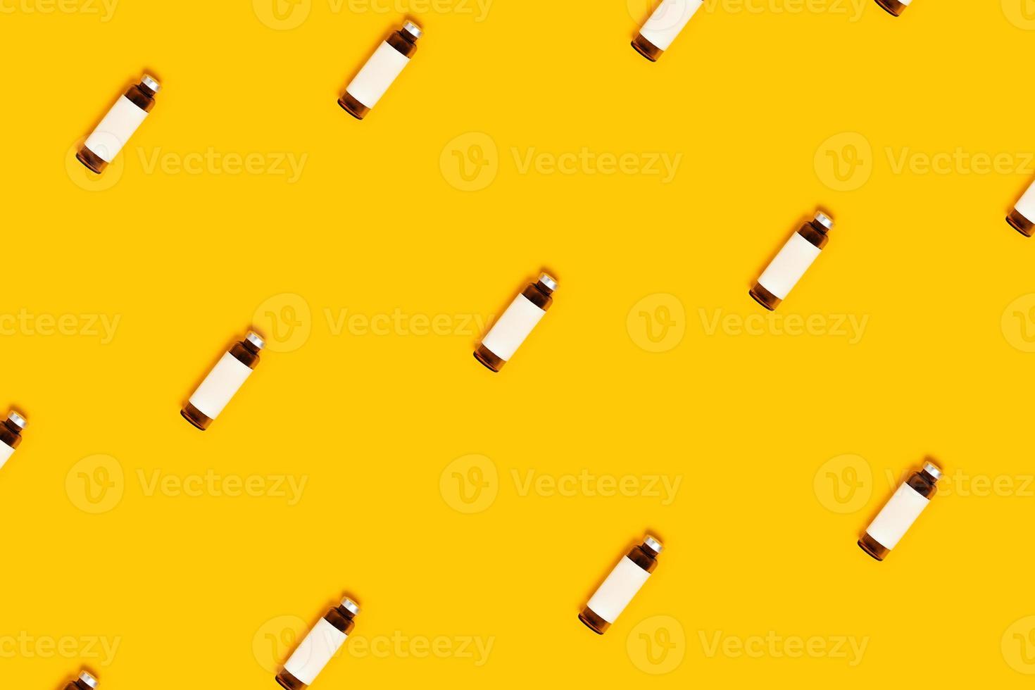 Reusable accessories on color background. photo