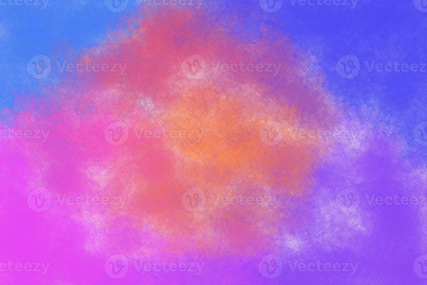 watercolor pastel background hand painted. aquarelle colorful stains on paper photo