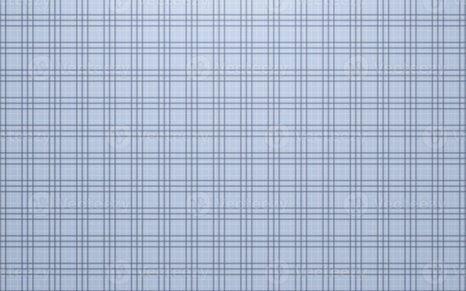3D rendering blue plaid pattern background photo