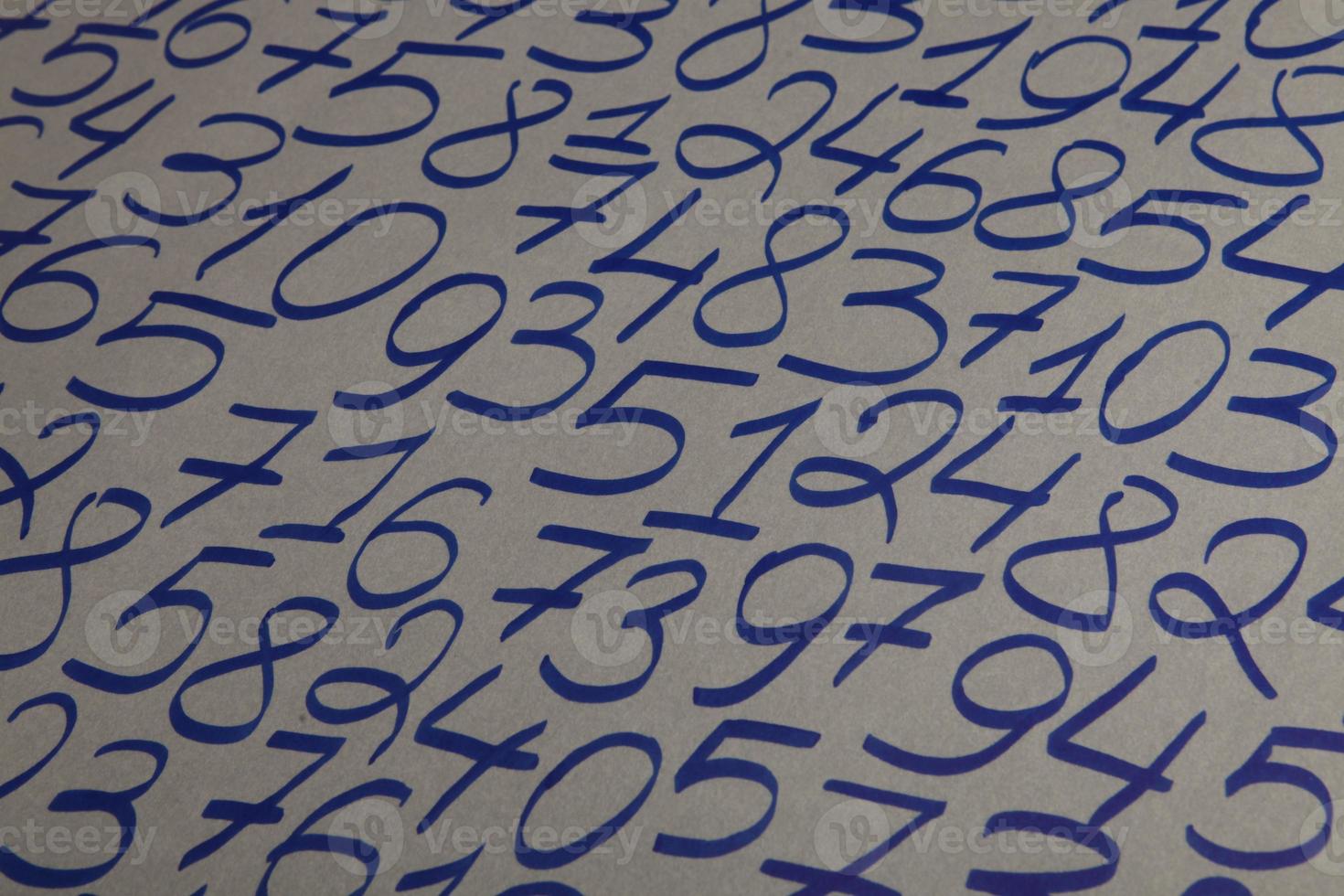Background of numbers. from zero to nine. Numbers texture. Finance data concept. Mathematic. Seamless pattern with numbers. financial crisis concept. Business success. photo
