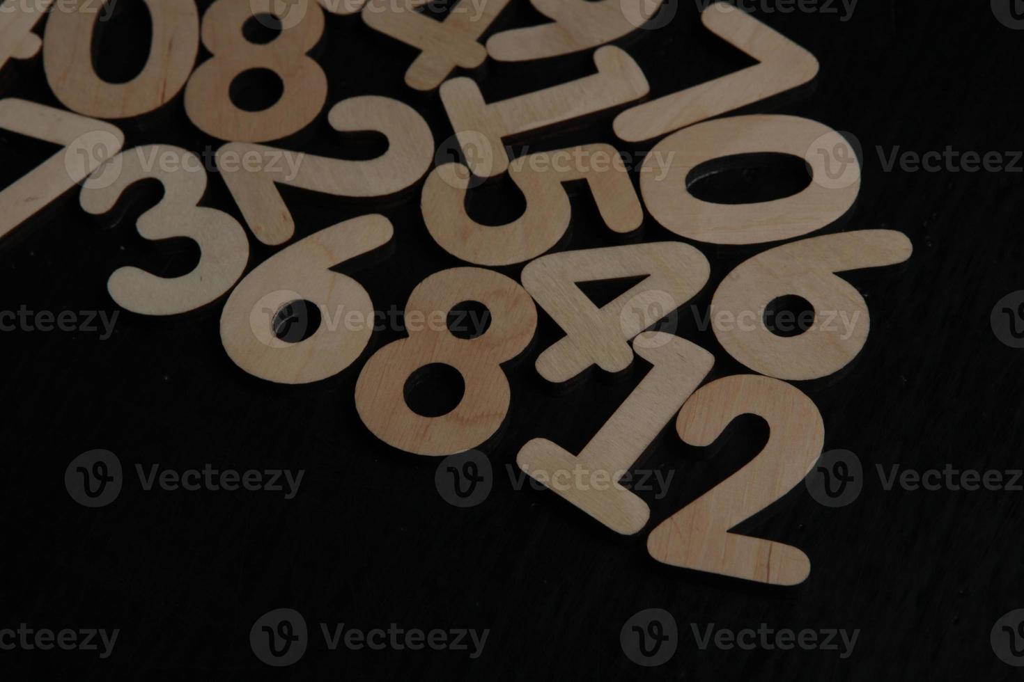 Background of numbers. from zero to nine. Numbers texture. Finance data concept. Mathematic. Seamless pattern with numbers. financial crisis concept. Business success. photo