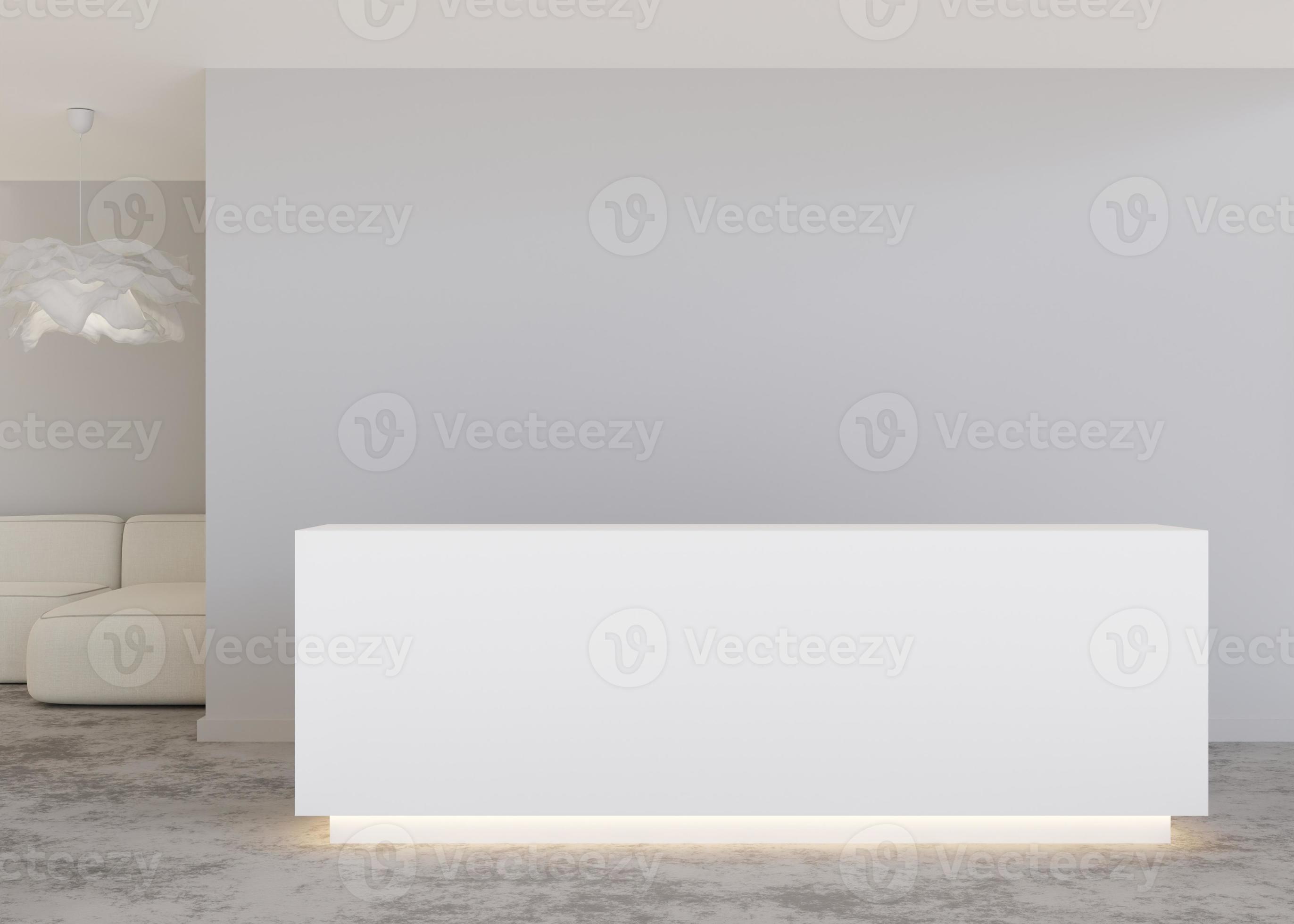 Light up reception desk sale