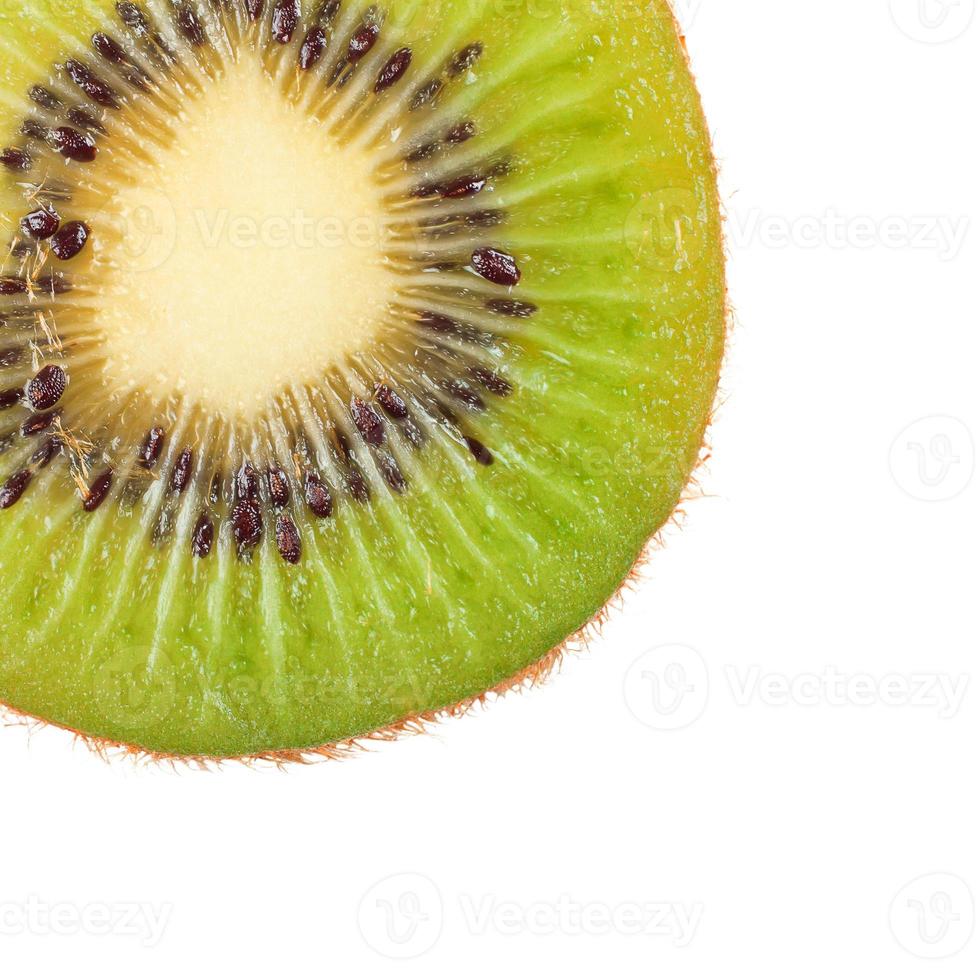 kiwi fruit isolated on white background photo
