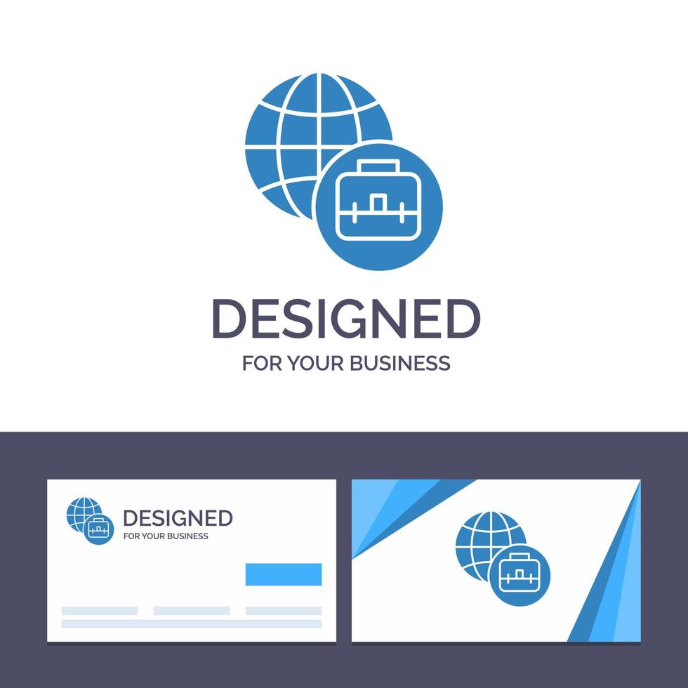 Creative Business Card and Logo template International Business Vector Illustration