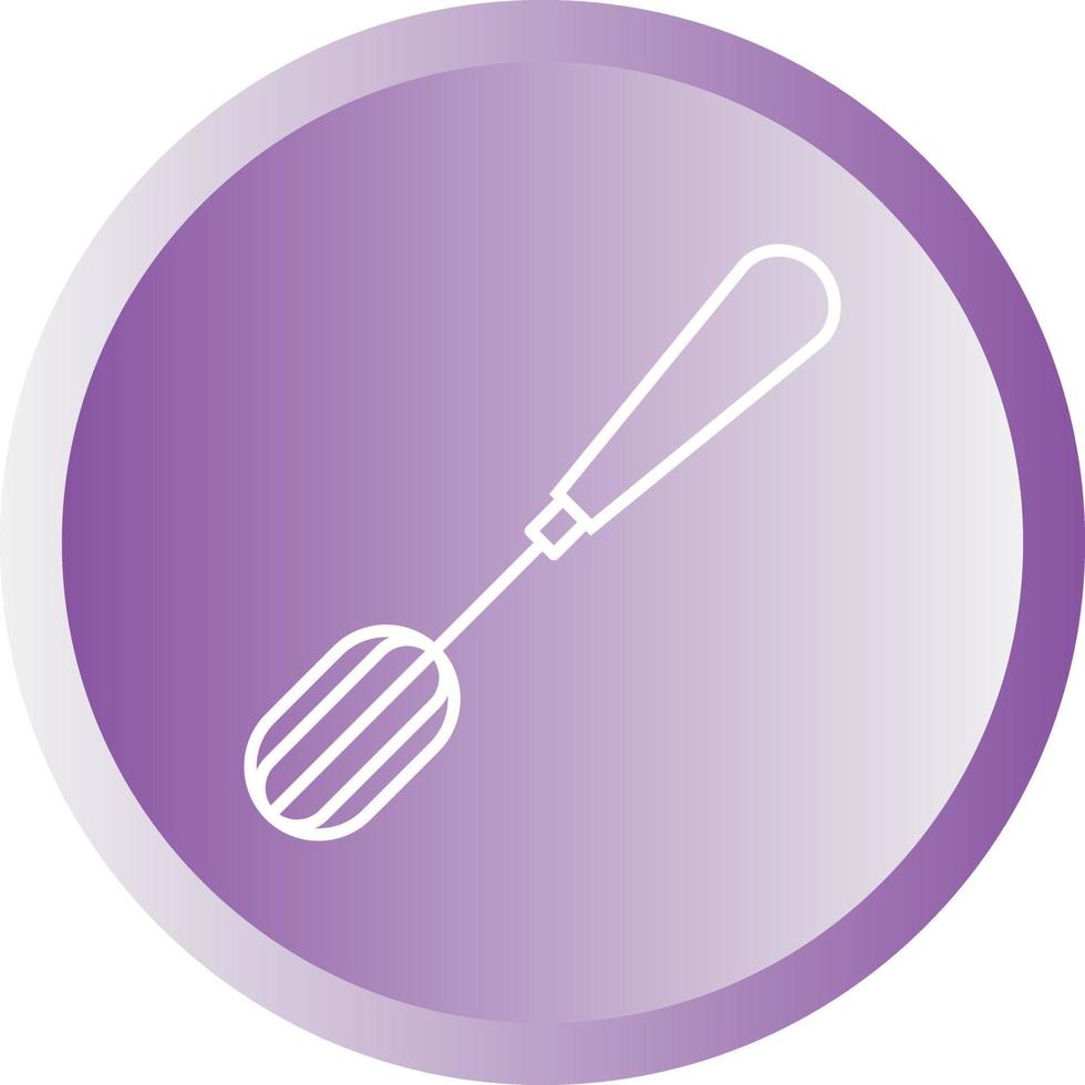 Unique Hand Beater Line Vector Icon