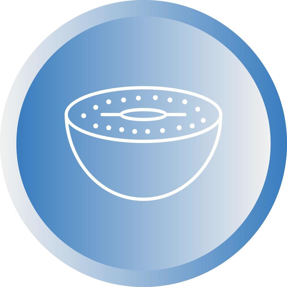 Unique Kiwi Vector Line Icon