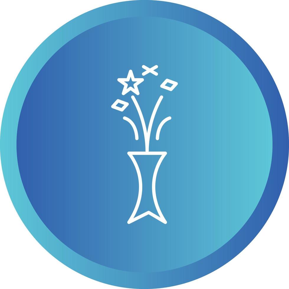 Unique Celebrations Vector Line Icon