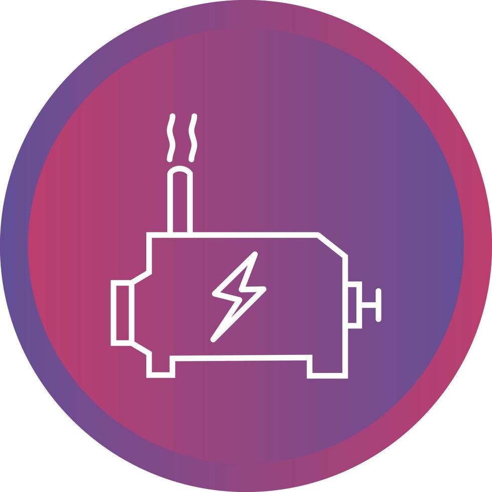 Unique Engine Can Vector Line Icon