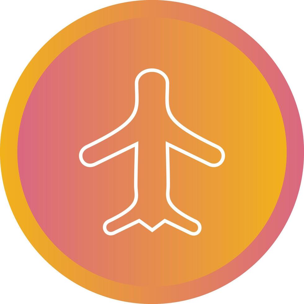 Unique Airplane Mode Vector Line Icon