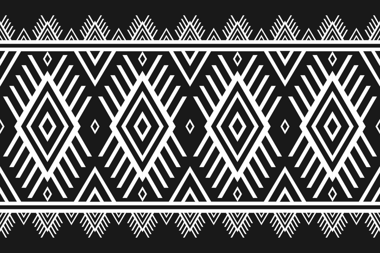 Carpet tribal pattern art. Geometric ethnic seamless pattern traditional. American, Mexican style. vector