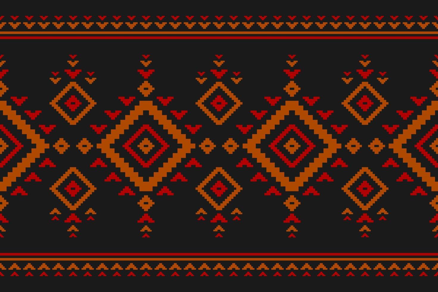 Carpet tribal pattern art. Geometric ethnic seamless pattern traditional. American, Mexican style. vector