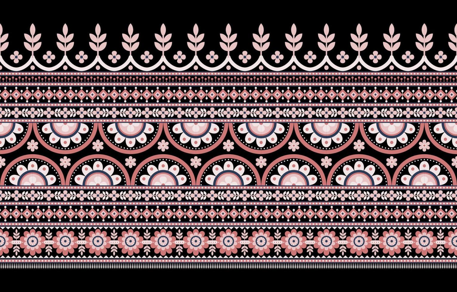 Abstract ethnic geometric pattern design background for wallpaper or other fabric pattern. vector