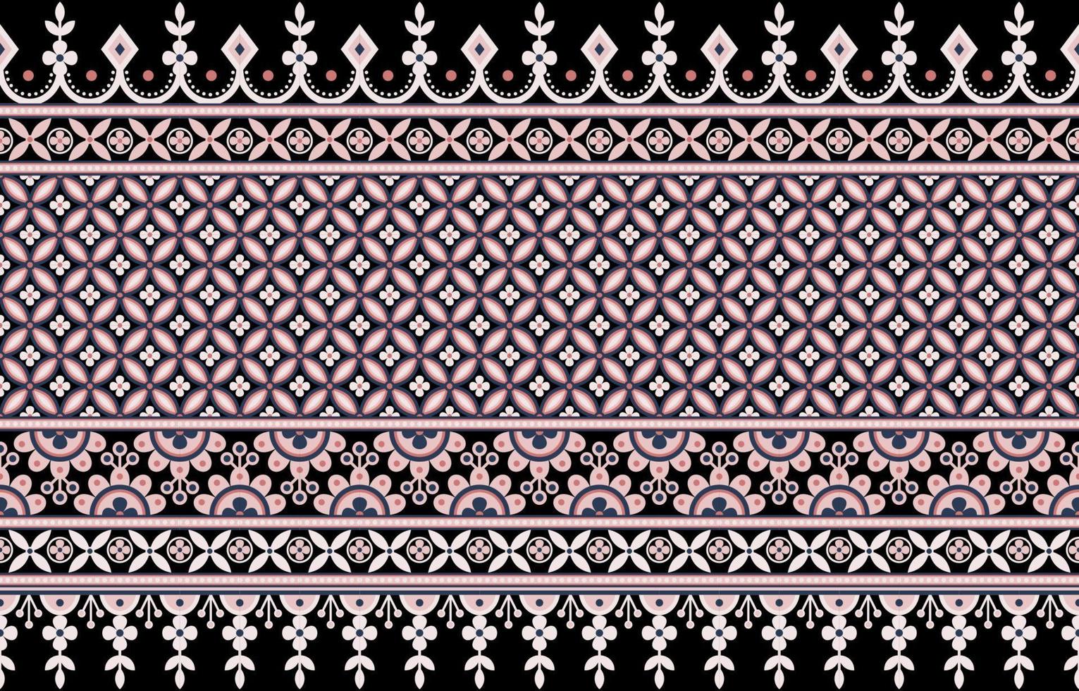 Abstract ethnic geometric pattern design background for wallpaper or other fabric pattern. vector