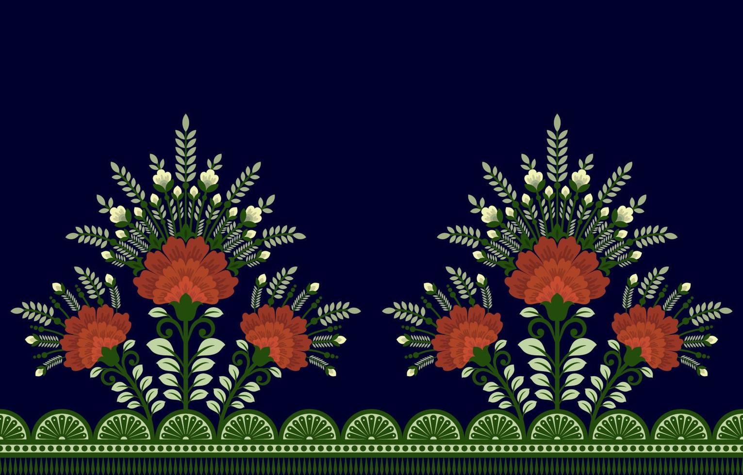 vector vintage floral design elements