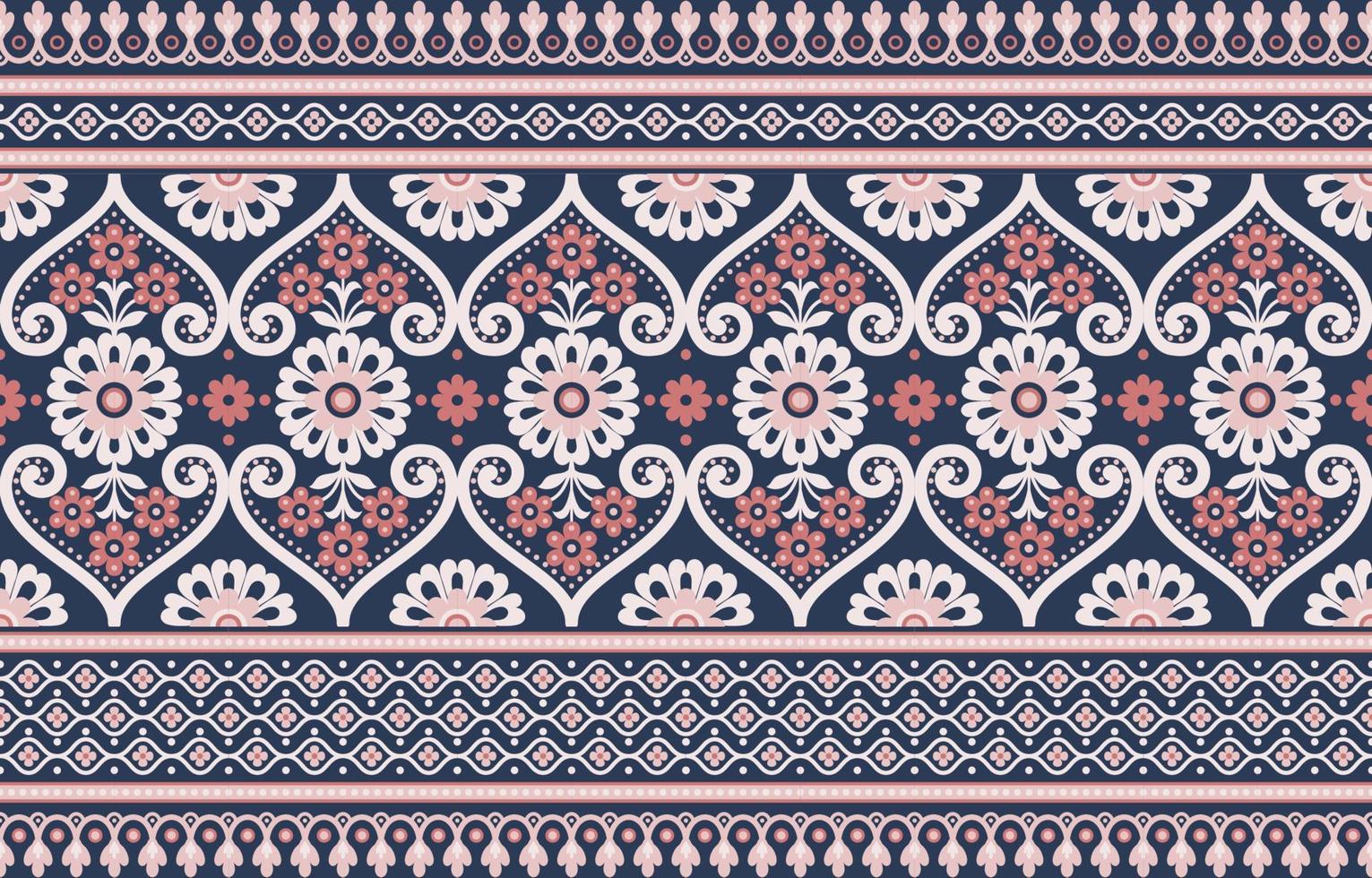 Abstract ethnic geometric pattern design background for wallpaper or other fabric pattern. vector