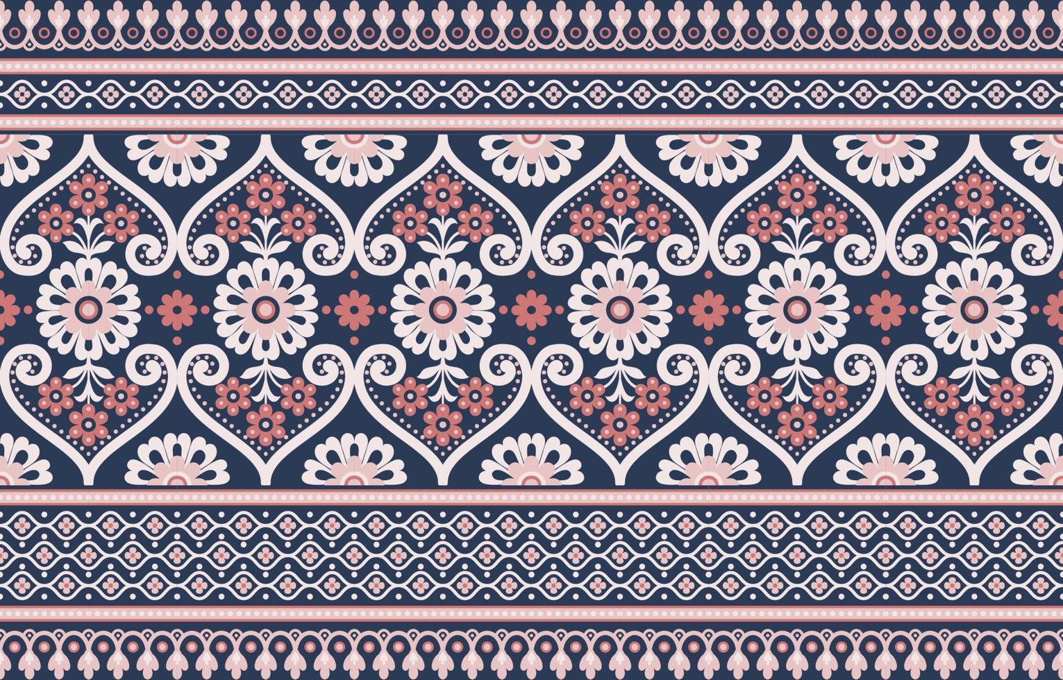 Abstract ethnic geometric pattern design background for wallpaper or other fabric pattern. vector