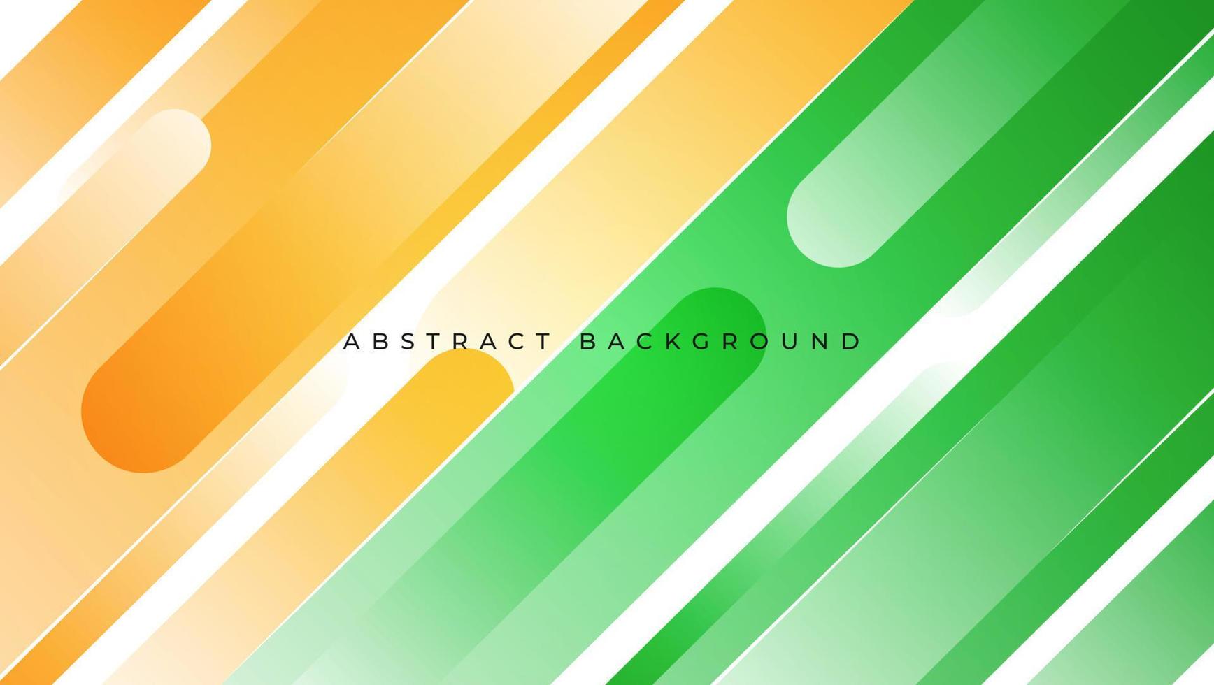 Green and yellow abstract background design vector