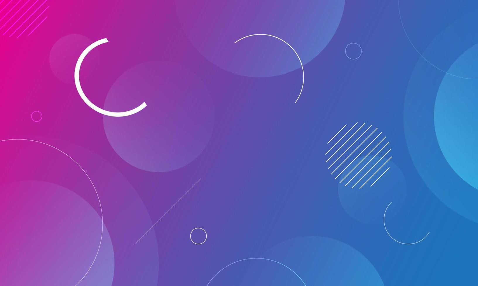 Abstract blue and pink fluid shape modern background vector