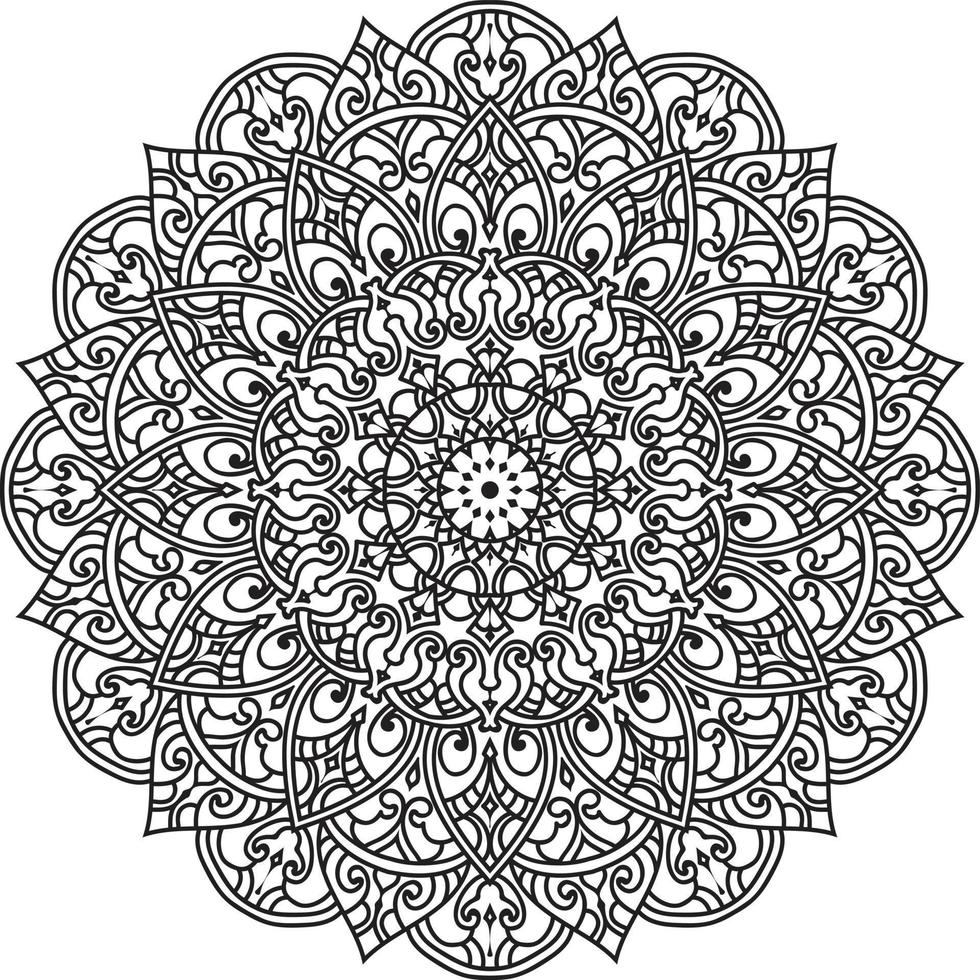 Circular Mandala Pro Vector