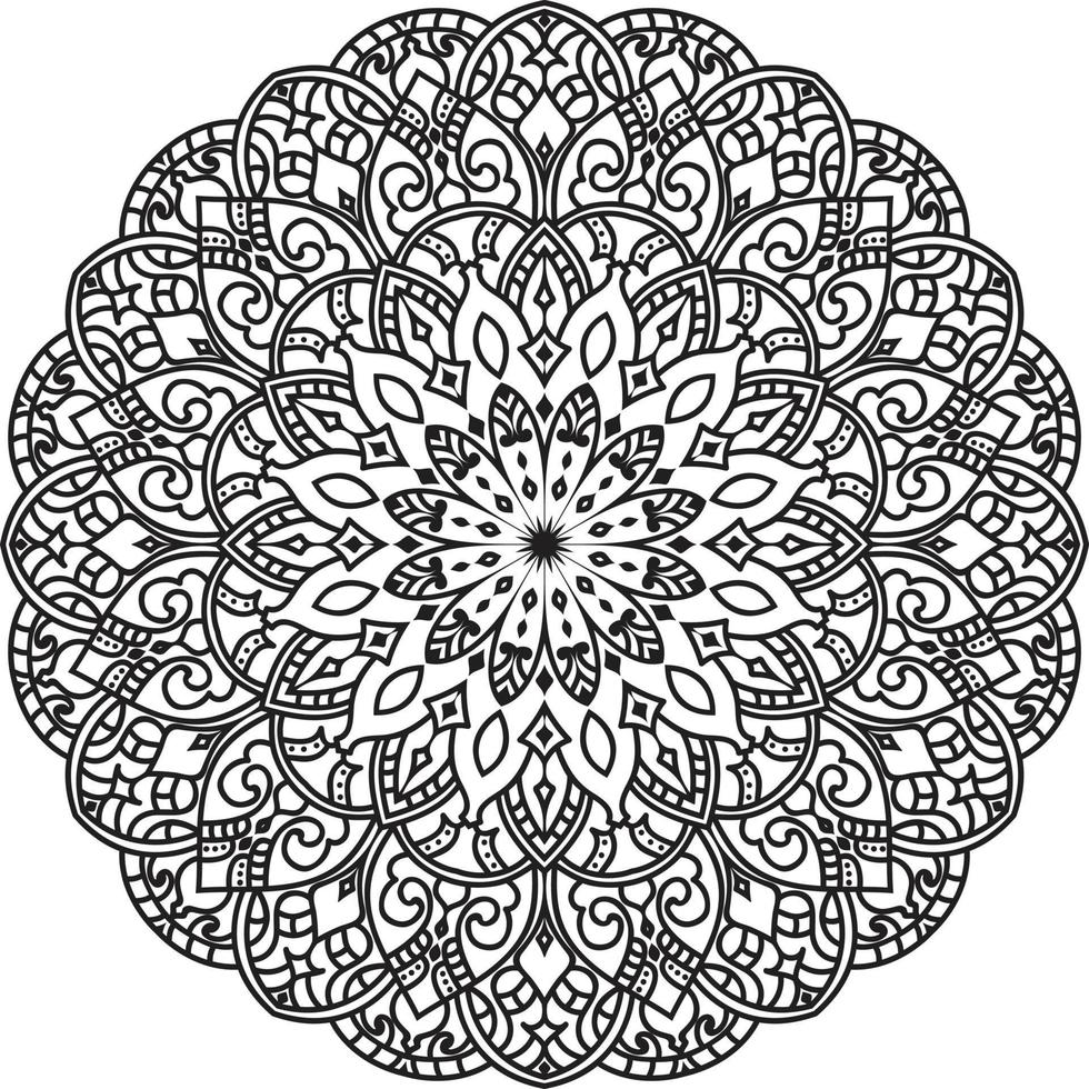Circular Mandala Pro Vector