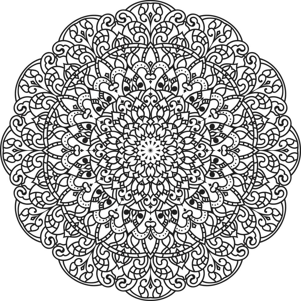 Circular Mandala Pro Vector