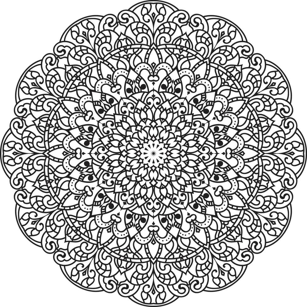 Circular Mandala Pro Vector