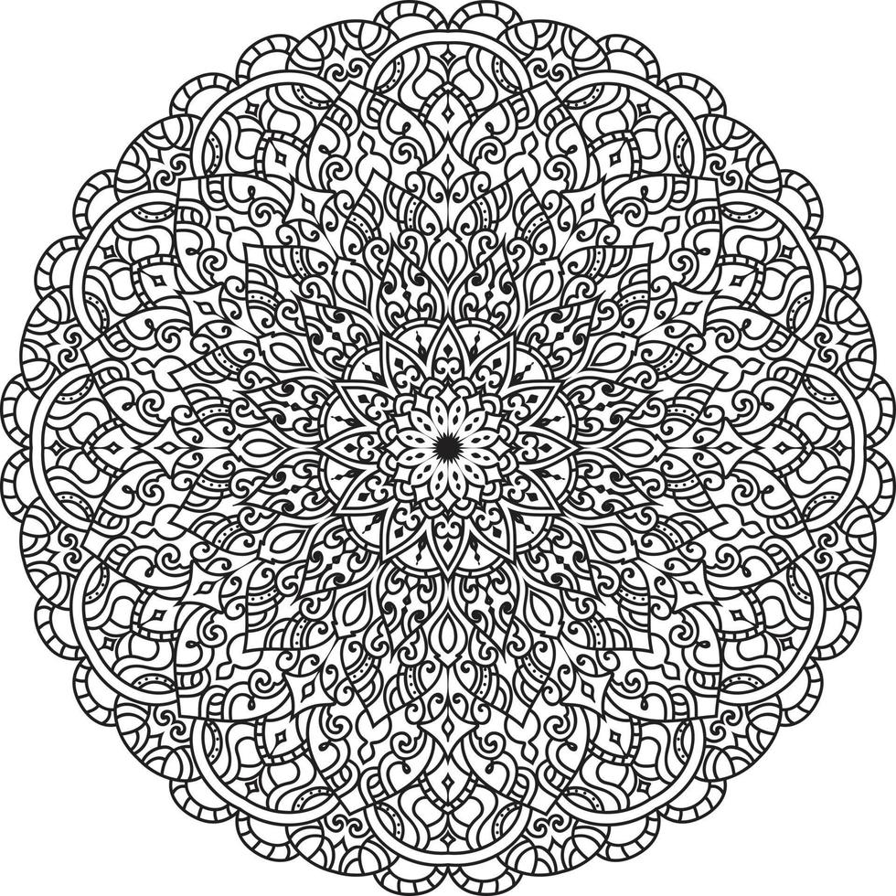 mandala circular pro vector