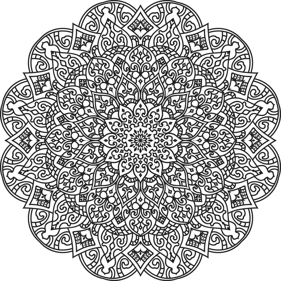 Circular Mandala Pro Vector